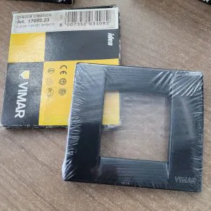 VIMAR IDEA  PLACCA CLASSICA 17092.23  8007352034082 1-2M METALLO ANTRACITE