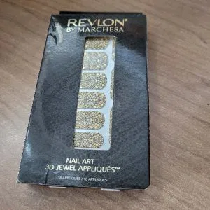 REVLON by MARCHESA nail art 3d jewel 18 appliques GILDED MOSAIC manicure unghie