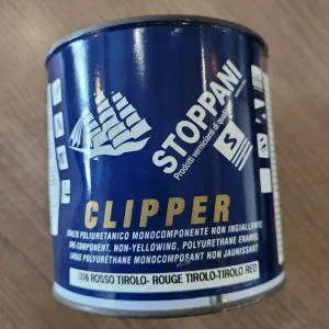 STOPPANI CLIPPER poliuretanico monocomponente ROSSO TIROLO 750ML SMALTO NAUTICA