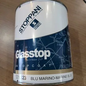 STOPPANI GLASSTOP 2 K TOPCOAT 0,565 L ROSSO RED  SMALTO FINITURA NAUTICA