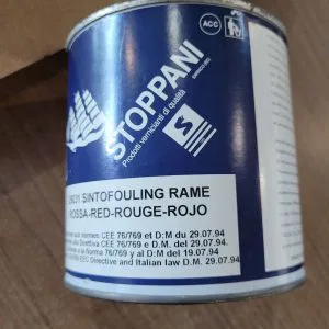 STOPPANI SINTOFOULING RAME ROSSA PROTEZIONE CARENA FINITURA NAUTICA 0,750 L