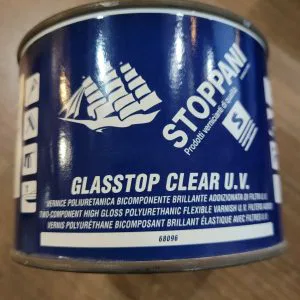STOPPANI GLASSTOP CLEAR U.V. VERNICE POLIURETANICA BRILLANTE FILTRI 0,5 L