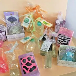 GIFT PACK 7 SET profumi candele ambiente parfum sapone idee regalo lavanda