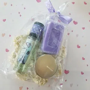 Hope Infinity Profume Lavanda Candela Sapone Centrino Artigianale conf regalo