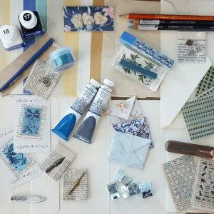 CH6) Lotto Calligraphy postcrossing decorazione arte scrittura inchiostri carta