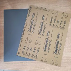 1 FOGLIO CARTA ABRASIVA P 1000 WATERPROOF MADE IN ITALY IMPERIAL PROFESSIONAL