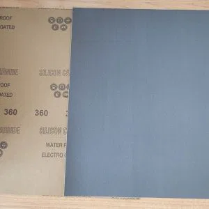 1 FOGLIO CARTA ABRASIVA 360 WATERPROOF PROFESSIONAL SILICON CARBIDE