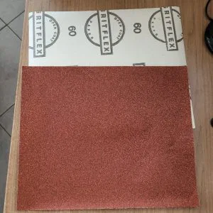 1 FOGLIO CARTA ABRASIVA 60 GRITFLEX PROFESSIONAL OPEN COAT PAPER