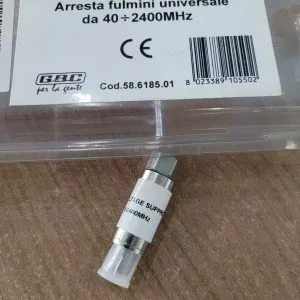 ARRESTA FULMINI UNIVERSALE 40>2400MHz 5-2400mhZ OVERVOLTAGE SUPPRESSION