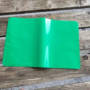 COPRIQUADERNO copertina copri quaderno VERDE PICCOLO A5 SCUOLA foderina