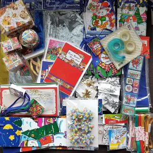 STOCK LOTTO NATALE S1 per regali: sacchetti borse biglietti chiudipacco scatole