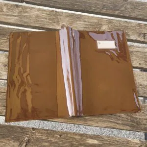 COPRIQUADERNO copertina quadernone maxi MARRONE  copri quaderno A4 SCUOLA