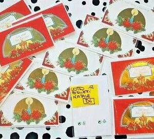 D4 stock lotto biglietti auguri Natale con busta idea OFFERTA MERRY CHRISTMAS