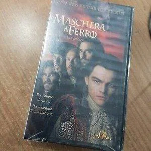 VHS VIDEO CASSETTA LA MASCHERA DI FERRO LEONARDO DI CAPRIO NUOVA SIGILLATA FILM