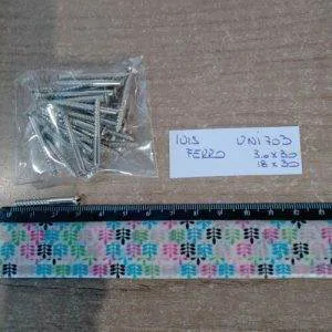 WF15) Viti x Legno Restauro Mobili ivis 3,0x30 ferro uni 703 bombata taglio 25pz