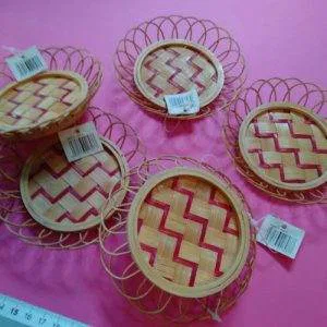 Lotto Stock Cestini Vimini Piccoli Idea Rivendita