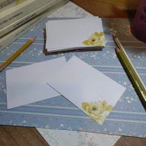 Cartoncini Segnaposto Rose 10 Pz Hobby Creativi Gift Segna Posto Tavolo