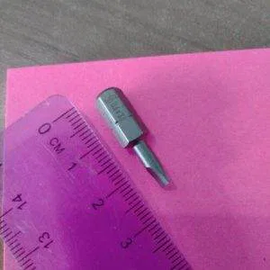 Codtg0.6x3.5) Inserto taglio lunghezza 25 mm 0.6x3,5