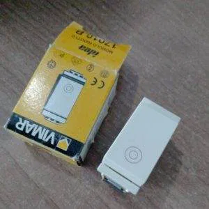 VIMAR pulsante 1P NO 10 A 250 V generico bianco modulo ridotto 17010.B