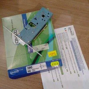 Omec Serratura Fasce Frontale Inox Art. 390 Ent. 60 mm