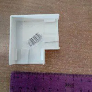 Angolo Piano Per Canalina 40x17 Bianco giunzione Angolare Canaline