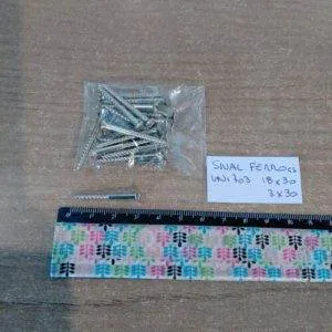 WF16) Viti x Legno Restauro Mobili sival 18x30 ferro gs uni 703 bomb taglio 25pz