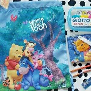 V133 WINNIE THE POOH   Lotto scuola cartoleria cancelleria IDEA REGALO