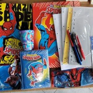 V141 SPIDER MAN  Lotto scuola cartoleria cancelleria IDEA REGALO DIARIO