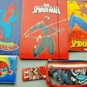 V5  stock lotto SPIDERMAN MARVEL scuola cartoleria cancelleria diario quaderni