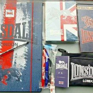 V6  stock lotto LONSDALE  scuola cartoleria cancelleria diario quaderni