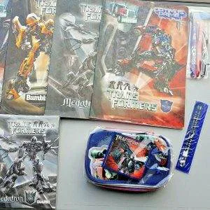 V15  stock lotto TRANSFORMERS   scuola cartoleria cancelleria diario quaderni