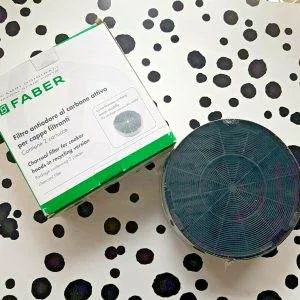 ORIGINALE FABER COPPIA FILTRI CAPPA CARBONI ATTIVI DIAMETRO CM.196 112.0157.240