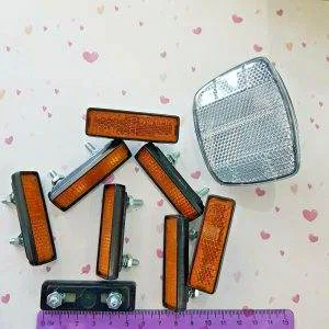 Catarinfrangenti Bicicletta bici Kit Sicurezza 8 piccoli 1 grande 9 pezzi