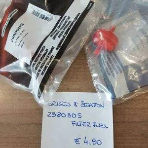 Briggs & Stratton 298090S FILTER FUEL ORIGINALE 1 pz filtro carburante ricambio