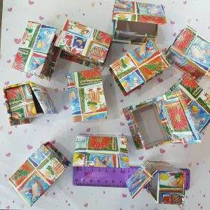 CC1) lotto 12 scatoline Christmas Natale bauletto stock idea regalo rivendita