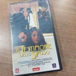 VHS IL TESTIMONE DELLO SPOSO Nuova sigillata Sastre Abatantuono videocassetta