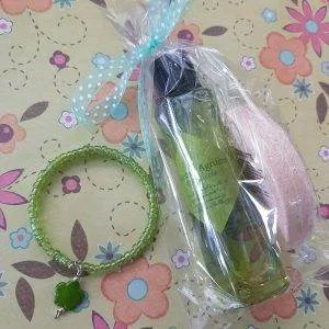 Hope Infinity Bracciale Vetro hand made + set Menta Agrumi Emanuela Biffoli