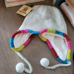 C) SAM'O MAYA ANDEAN SPIRIT BERRETTO BO MAIKA HAND MADE KNITTED LANA ORIGINALE