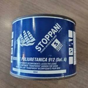 STOPPANI VERNICE POLIURETANICA 912 TRASPARENTE BICOMPONENTE 0,5 L  NAUTICA