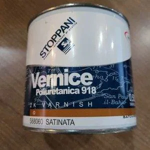 STOPPANI vernice POLIURETANICA 918 2K VARNISH SATINATA FINITURA NAUTICA 0,5 L