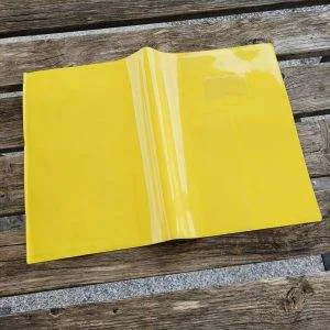 COPRIQUADERNO copertina quadernone maxi GIALLO copri quaderno A4 SCUOLA