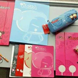 V2 stock lotto PUCCA  set scuola cartoleria cancelleria diario quaderni