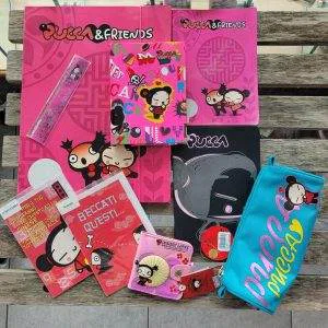 V149 PUCCA Lotto scuola cartoleria cancelleria CARTELLINA DIARIO IDEA REGALO