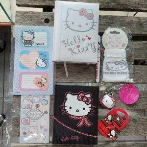 V146 HELLO KITTY Lotto scuola cartoleria cancelleria DIARIO MOLLETTE IDEA REGALO