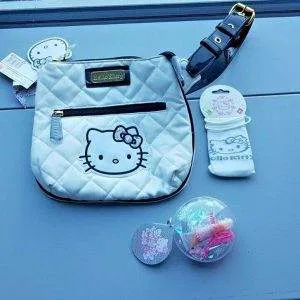 V98 HELLO KITTY BORSA  Lotto scuola cartoleria cancelleria IDEA REGALO
