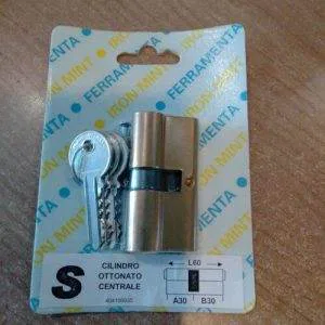 CodCD) Cilindro Centrale Ottonato Sagomato S 60 30 30 404100035 5 3 Chiavi