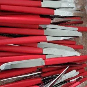 KAIMANO 1 coltello da tavola Rosso acciaio inox punta seghettata