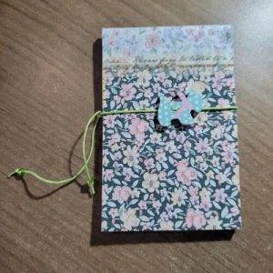 B3) Block Notes formato A5 Hand Made fantasia laccetto Artigianato gift regalo
