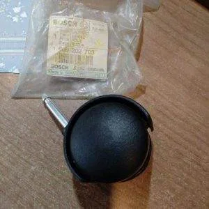BOSCH 1 609 202 703 Ruota Plastica Perno Metallo Wheel Rara Piroettante