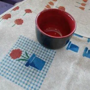 Ciotolina ceramica nera marrone orientale Ciotola Sushi Sake Soia Vasetto The